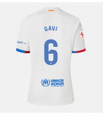Barcelona Paez Gavi #6 Replica Away Stadium Shirt for Women 2023-24 Short Sleeve